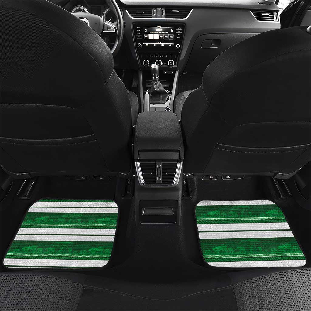 Custom Zimbabwe Rugby Car Mats African Heritage Edition - African Pride