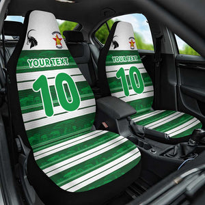 Custom Zimbabwe Rugby Car Seat Cover African Heritage Edition - African Pride