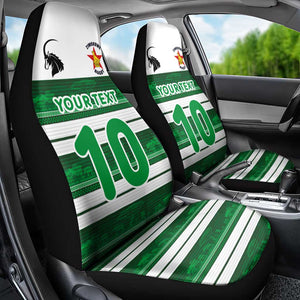 Custom Zimbabwe Rugby Car Seat Cover African Heritage Edition - African Pride