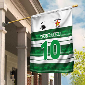 Custom Zimbabwe Rugby Garden Flag African Heritage Edition - African Pride