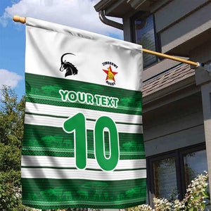 Custom Zimbabwe Rugby Garden Flag African Heritage Edition - African Pride