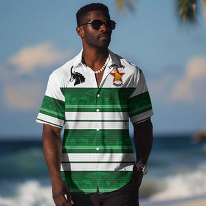 Custom Zimbabwe Rugby Hawaiian Shirt African Heritage Edition - African Pride