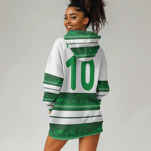 Custom Zimbabwe Rugby Hoodie Dress African Heritage Edition - African Pride