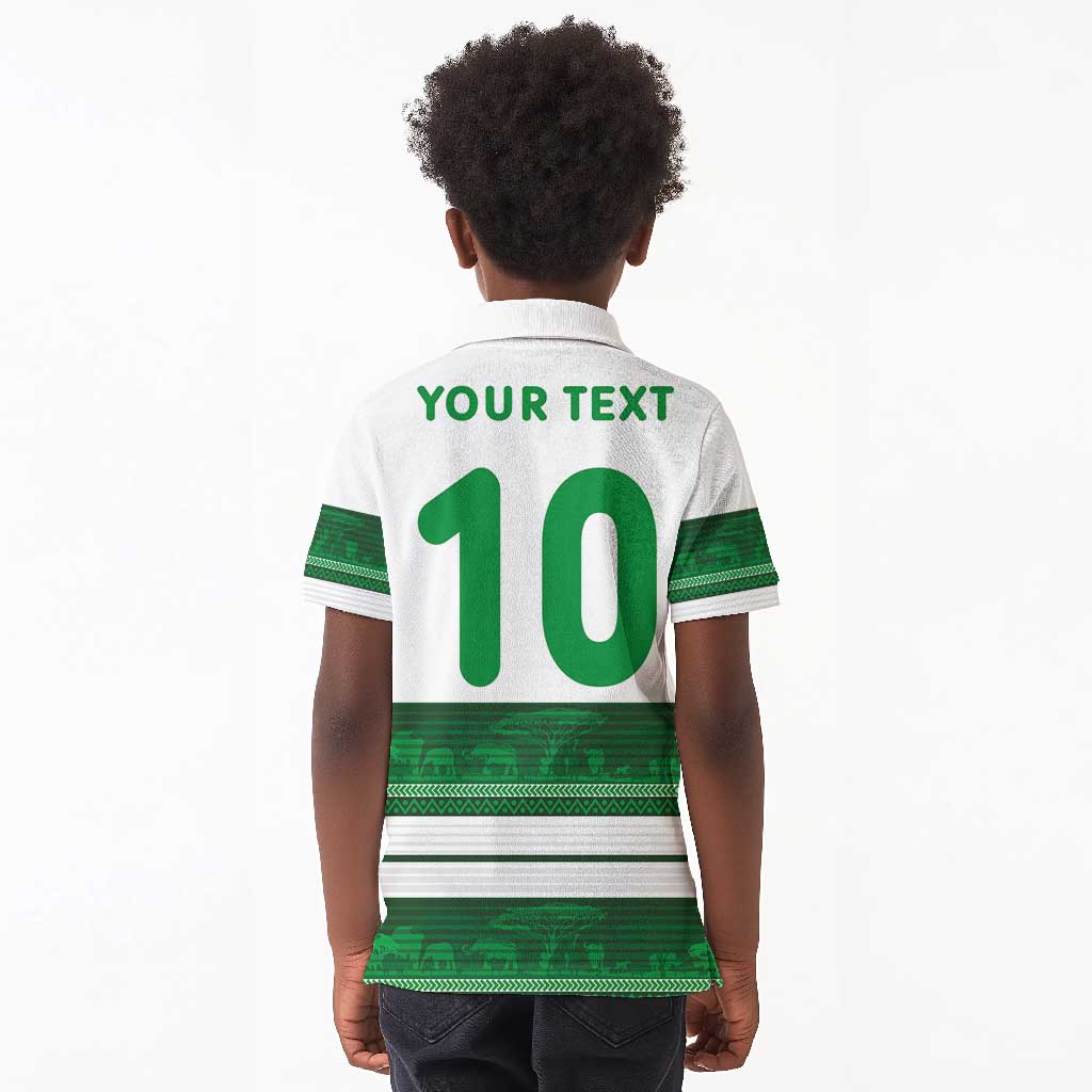 Custom Zimbabwe Rugby Kid Polo Shirt African Heritage Edition - African Pride