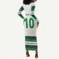 Custom Zimbabwe Rugby Long Sleeve Bodycon Dress African Heritage Edition - African Pride