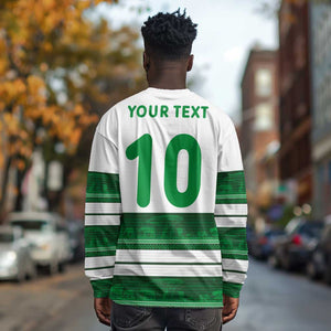 Custom Zimbabwe Rugby Long Sleeve Shirt African Heritage Edition - African Pride