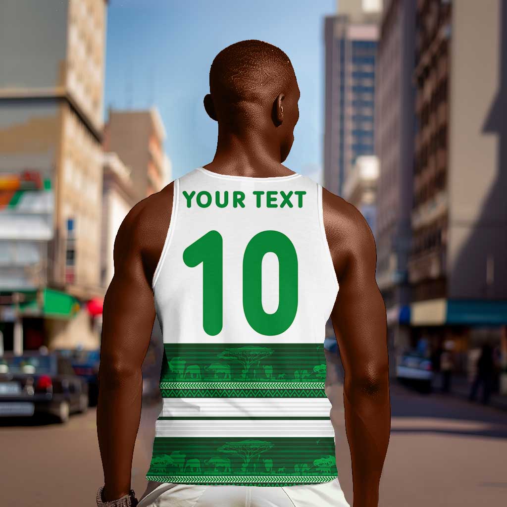 Custom Zimbabwe Rugby Men Tank Top African Heritage Edition - African Pride
