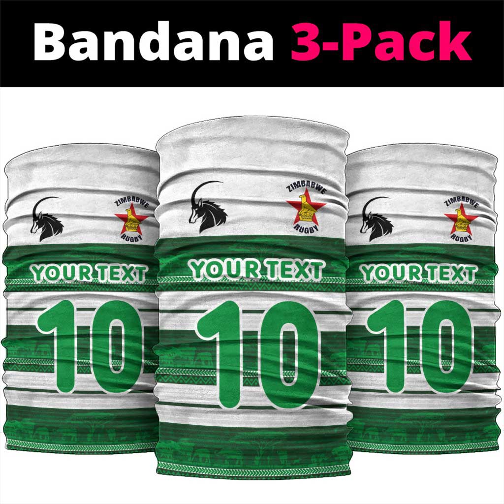 Custom Zimbabwe Rugby Neck Gaiter African Heritage Edition - African Pride