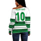 Custom Zimbabwe Rugby Off Shoulder Sweater African Heritage Edition - African Pride