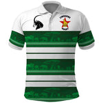 Custom Zimbabwe Rugby Polo Shirt African Heritage Edition - African Pride