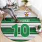 Custom Zimbabwe Rugby Round Carpet African Heritage Edition - African Pride