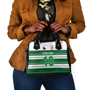 Custom Zimbabwe Rugby Shoulder Handbag African Heritage Edition - African Pride