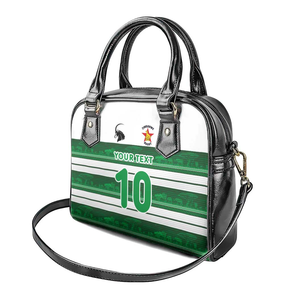Custom Zimbabwe Rugby Shoulder Handbag African Heritage Edition - African Pride