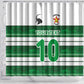 Custom Zimbabwe Rugby Shower Curtain African Heritage Edition - African Pride
