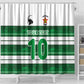 Custom Zimbabwe Rugby Shower Curtain African Heritage Edition - African Pride