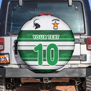 Custom Zimbabwe Rugby Spare Tire Cover African Heritage Edition - African Pride
