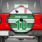 Custom Zimbabwe Rugby Spare Tire Cover African Heritage Edition - African Pride