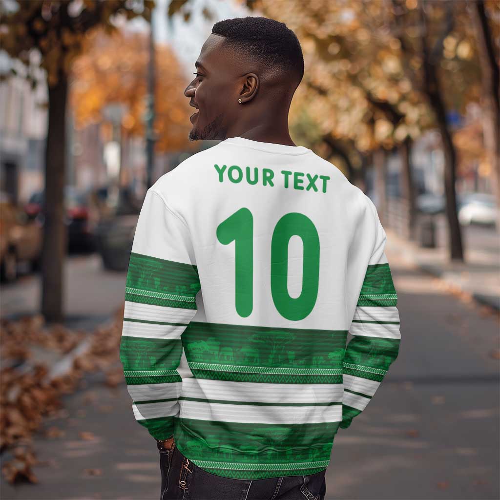 Custom Zimbabwe Rugby Sweatshirt African Heritage Edition - African Pride
