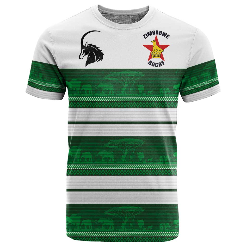 Custom Zimbabwe Rugby T shirt African Heritage Edition - African Pride