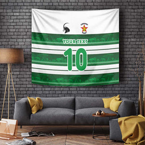 Custom Zimbabwe Rugby Tapestry African Heritage Edition - African Pride
