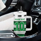 Custom Zimbabwe Rugby Tumbler With Handle African Heritage Edition - African Pride