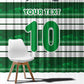 Custom Zimbabwe Rugby Window Curtain African Heritage Edition - African Pride