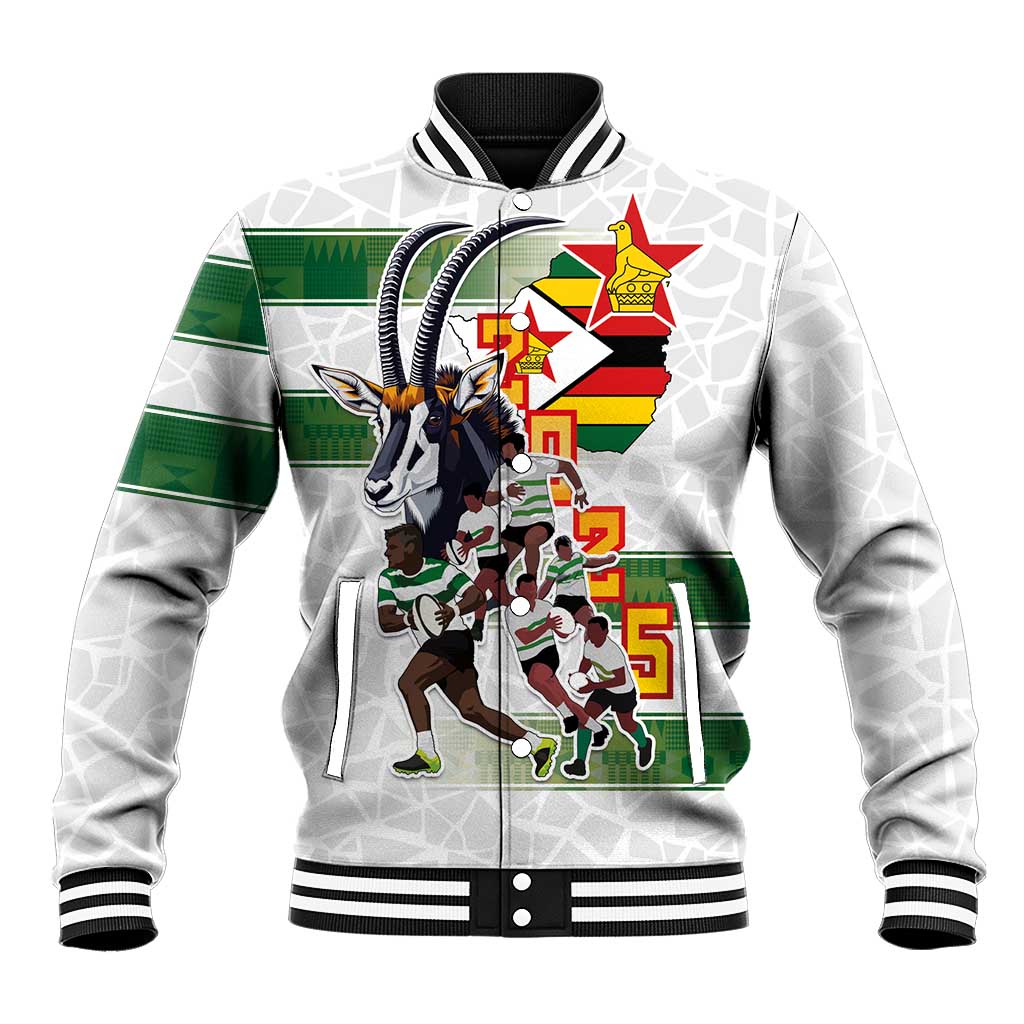 Custom Zimbabwe Rugby The Champions 2025 Baseball Jacket Sables-Warriors of Africa - African Pride