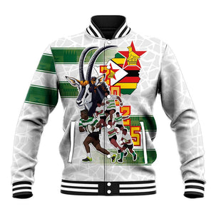 Custom Zimbabwe Rugby The Champions 2025 Baseball Jacket Sables-Warriors of Africa - African Pride