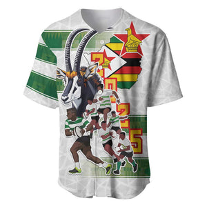 Custom Zimbabwe Rugby The Champions 2025 Baseball Jersey Sables-Warriors of Africa - African Pride