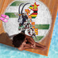Zimbabwe Rugby The Champions 2025 Beach Blanket Sables-Warriors of Africa - African Pride