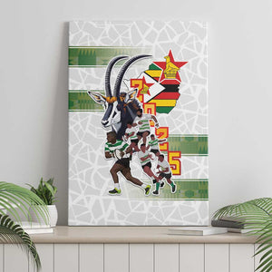 Zimbabwe Rugby The Champions 2025 Canvas Wall Art Sables-Warriors of Africa - African Pride