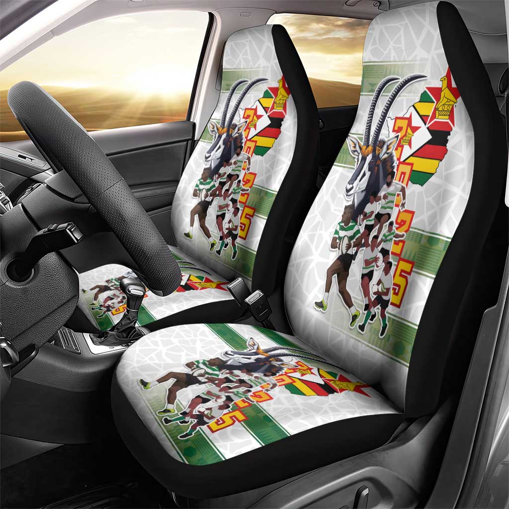 Zimbabwe Rugby The Champions 2025 Car Seat Cover Sables-Warriors of Africa - African Pride