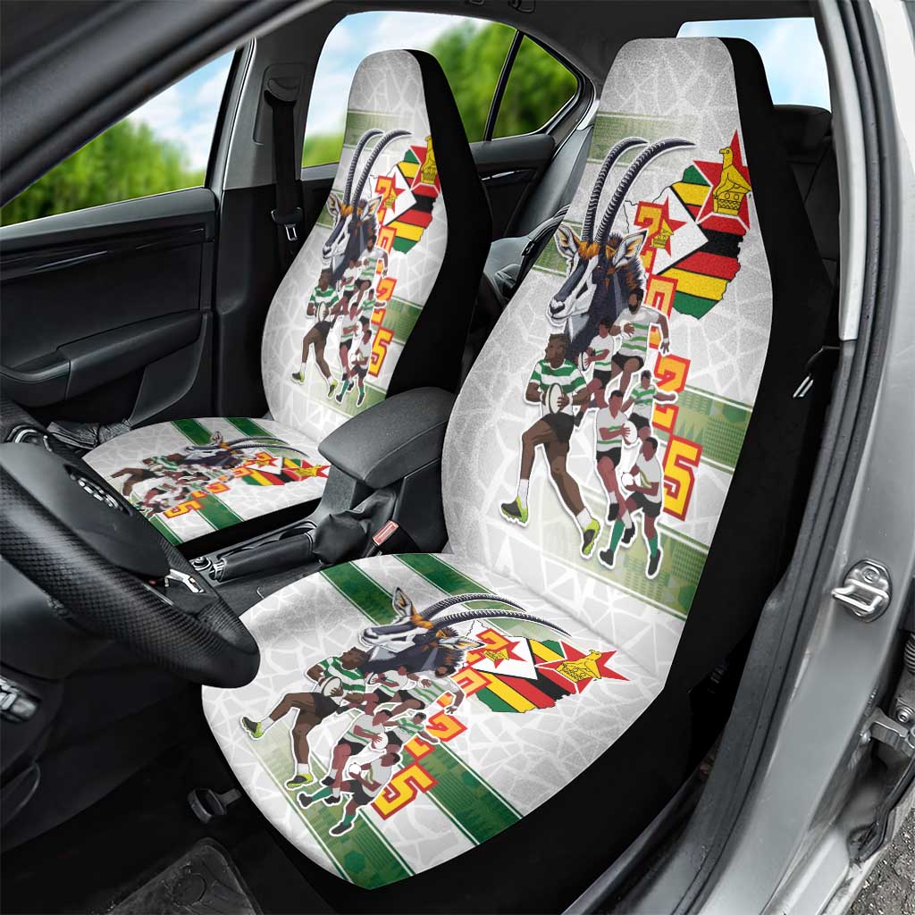 Zimbabwe Rugby The Champions 2025 Car Seat Cover Sables-Warriors of Africa - African Pride