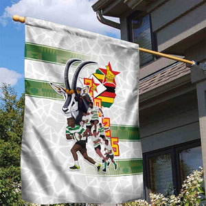 Zimbabwe Rugby The Champions 2025 Garden Flag Sables-Warriors of Africa - African Pride