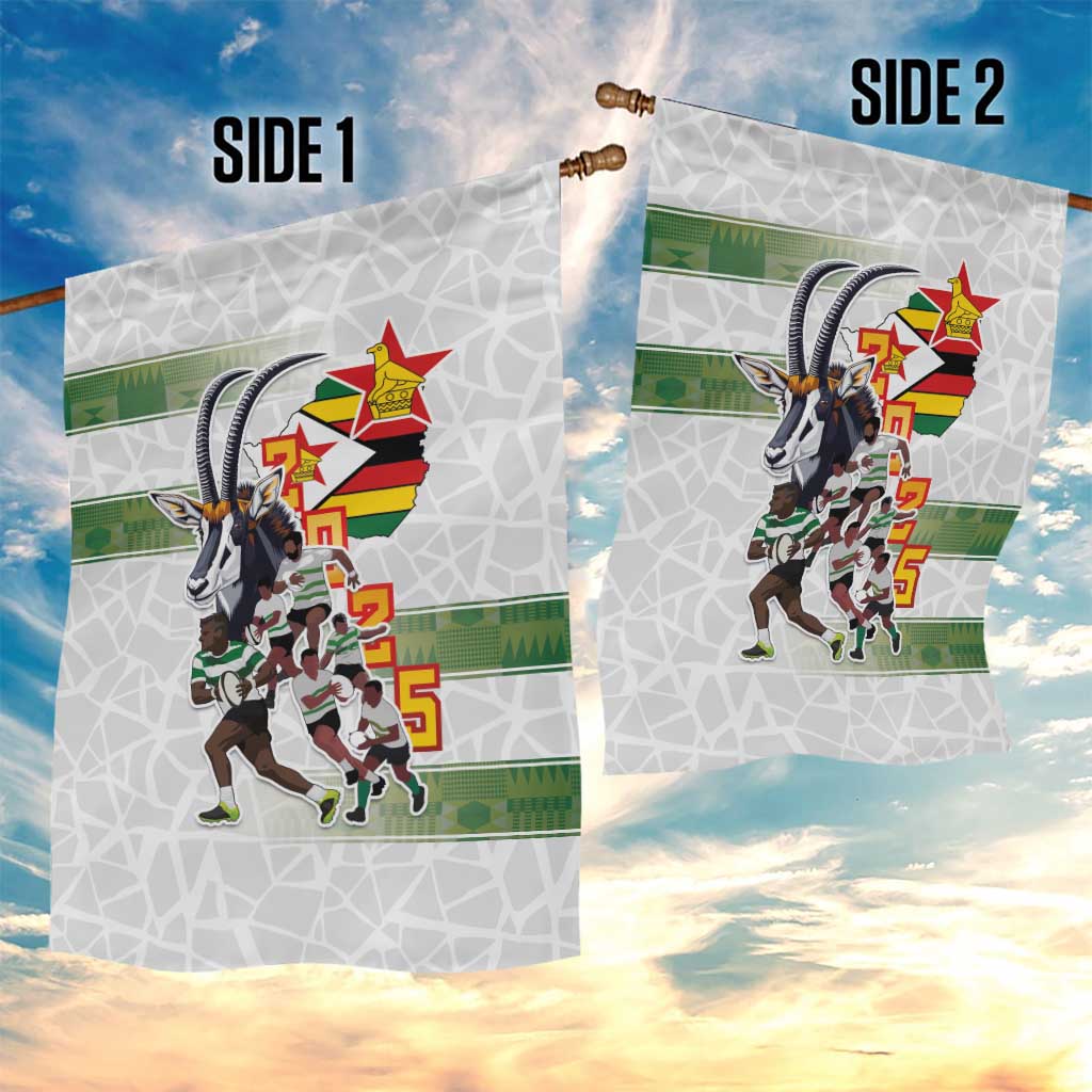 Zimbabwe Rugby The Champions 2025 Garden Flag Sables-Warriors of Africa - African Pride