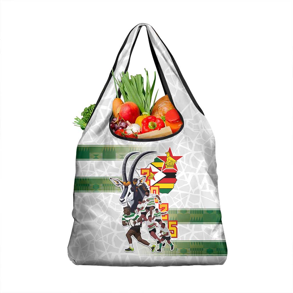 Zimbabwe Rugby The Champions 2025 Grocery Bag Sables-Warriors of Africa - African Pride