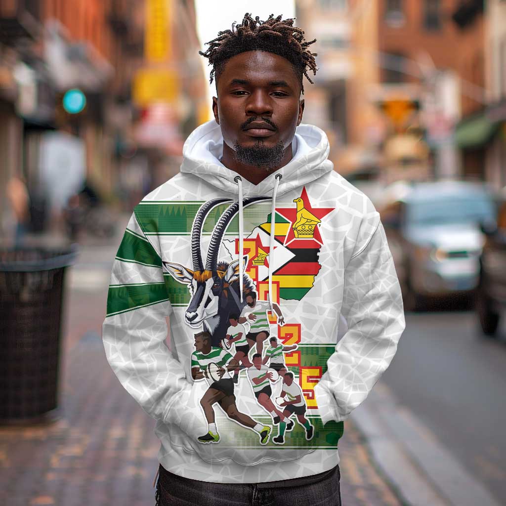 Custom Zimbabwe Rugby The Champions 2025 Hoodie Sables-Warriors of Africa - African Pride