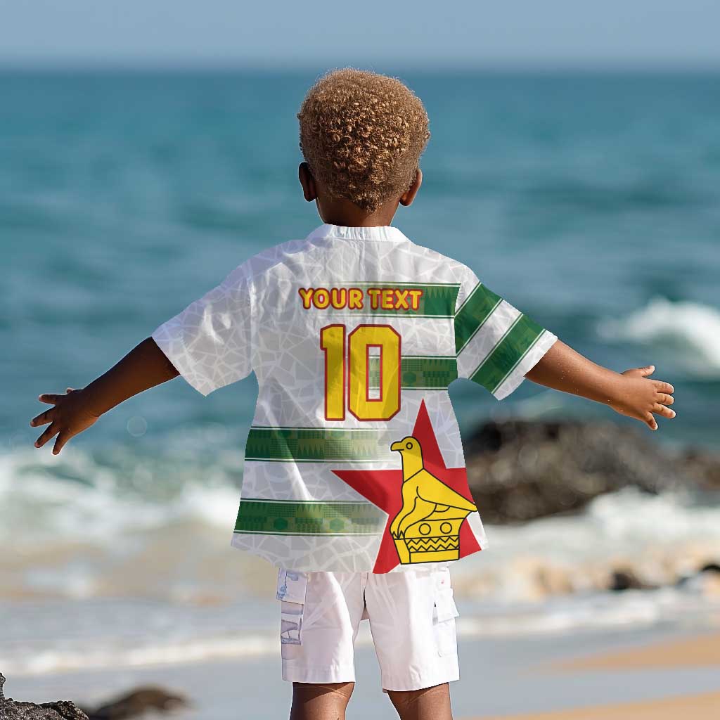 Custom Zimbabwe Rugby The Champions 2025 Kid Hawaiian Shirt Sables-Warriors of Africa - African Pride