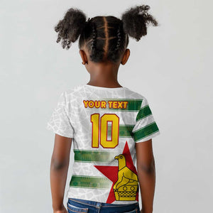 Custom Zimbabwe Rugby The Champions 2025 Kid T shirt Sables-Warriors of Africa - African Pride