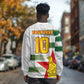 Custom Zimbabwe Rugby The Champions 2025 Long Sleeve Shirt Sables-Warriors of Africa - African Pride