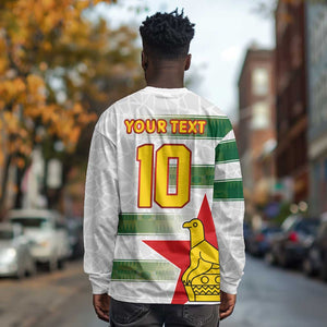 Custom Zimbabwe Rugby The Champions 2025 Long Sleeve Shirt Sables-Warriors of Africa - African Pride