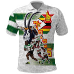 Custom Zimbabwe Rugby The Champions 2025 Polo Shirt Sables-Warriors of Africa - African Pride