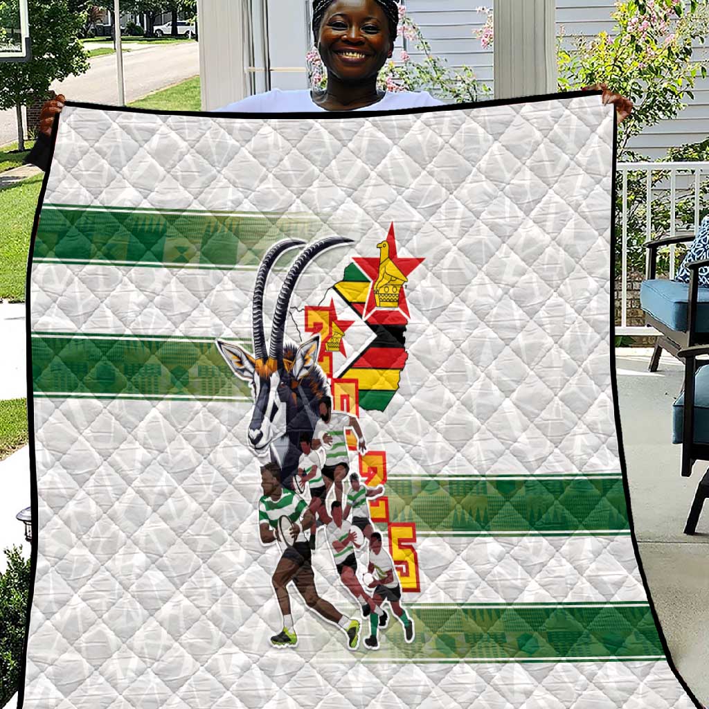 Zimbabwe Rugby The Champions 2025 Quilt Sables-Warriors of Africa - African Pride
