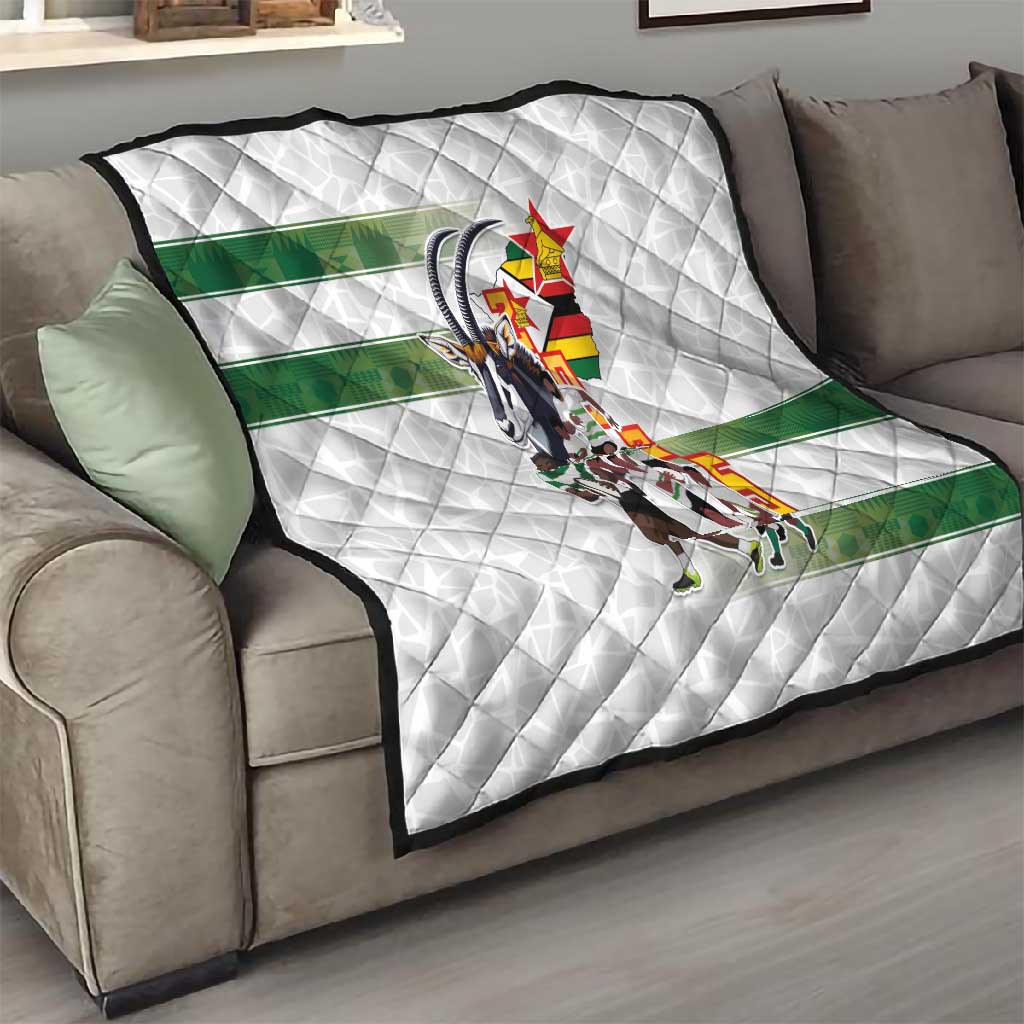 Zimbabwe Rugby The Champions 2025 Quilt Sables-Warriors of Africa - African Pride