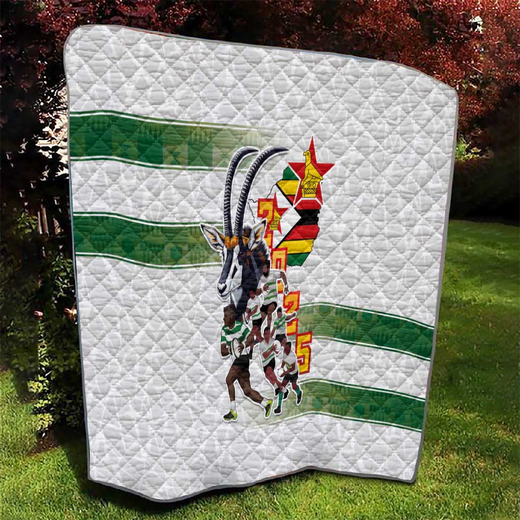 Zimbabwe Rugby The Champions 2025 Quilt Sables-Warriors of Africa - African Pride
