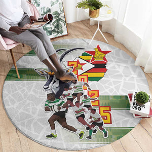 Zimbabwe Rugby The Champions 2025 Round Carpet Sables-Warriors of Africa - African Pride