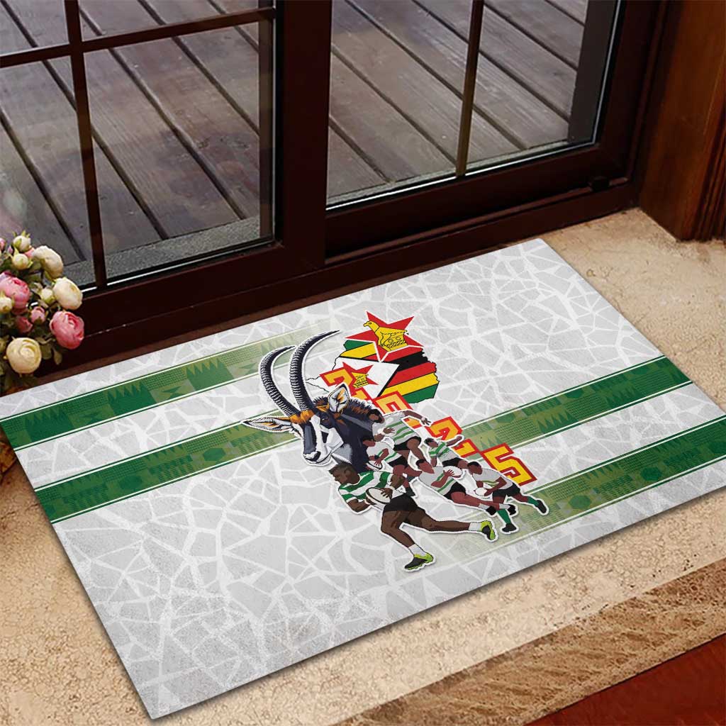 Zimbabwe Rugby The Champions 2025 Rubber Doormat Sables-Warriors of Africa - African Pride