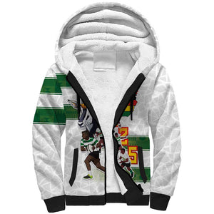 Custom Zimbabwe Rugby The Champions 2025 Sherpa Hoodie Sables-Warriors of Africa - African Pride