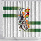 Zimbabwe Rugby The Champions 2025 Shower Curtain Sables-Warriors of Africa - African Pride