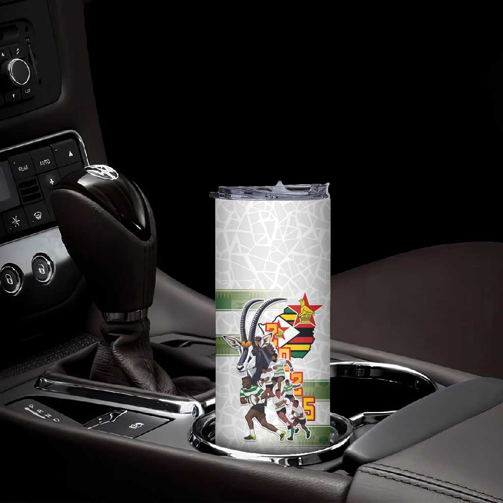 Zimbabwe Rugby The Champions 2025 Skinny Tumbler Sables-Warriors of Africa - African Pride